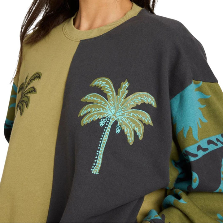 Billabong Split Palm Kendal Crew Cedar