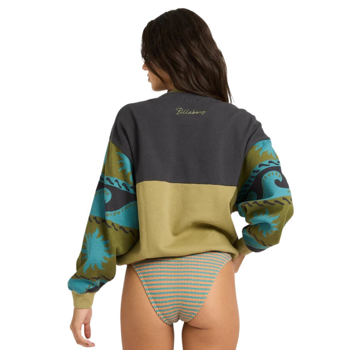 Billabong Split Palm Kendal Crew Cedar