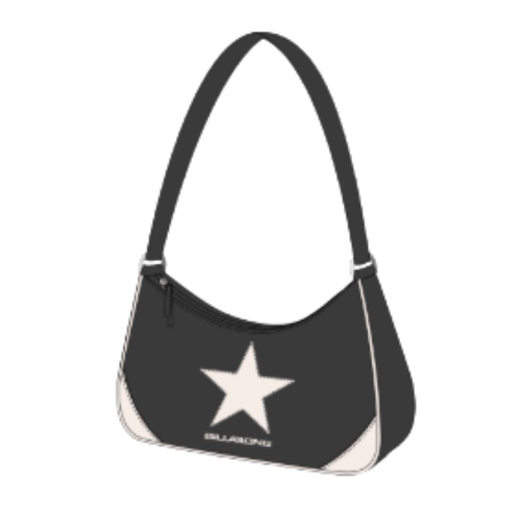Billabong Starsurfer Shoulder Purse Black Pebble