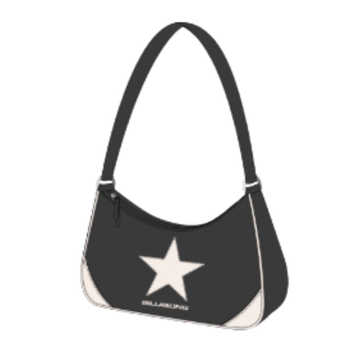 Billabong Starsurfer Shoulder Purse Black Pebble
