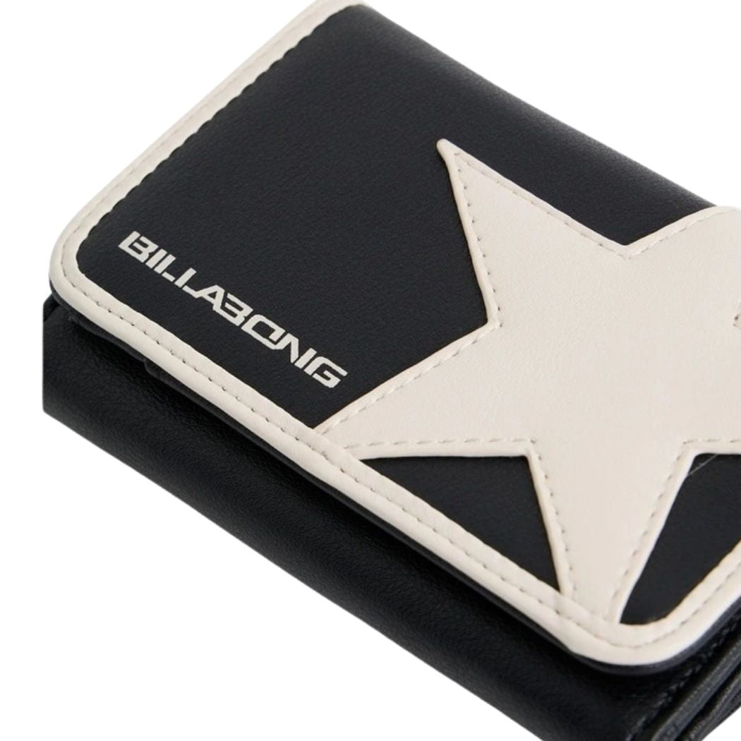 Billabong Starsurfer Trifold Wallet Black Pebble