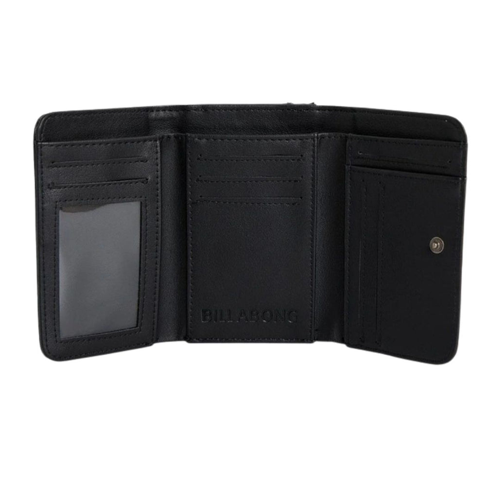 Billabong Starsurfer Trifold Wallet Black Pebble