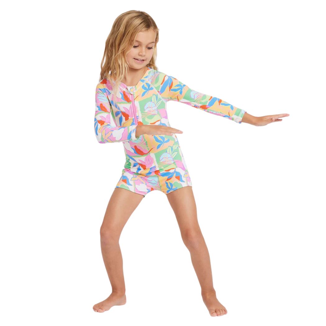 Billabong Sun Shift Shortie Surfsuit Girls Multi