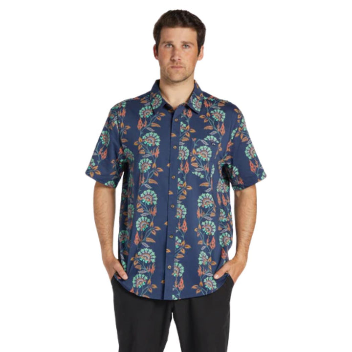 Billabong Sundays Short Sleeve Shirt Dark Blue