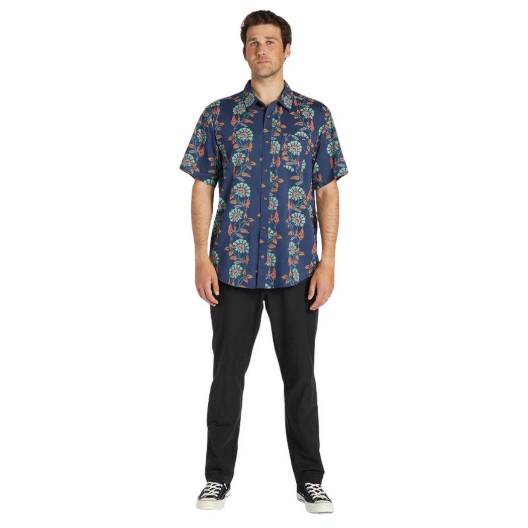Billabong Sundays Short Sleeve Shirt Dark Blue