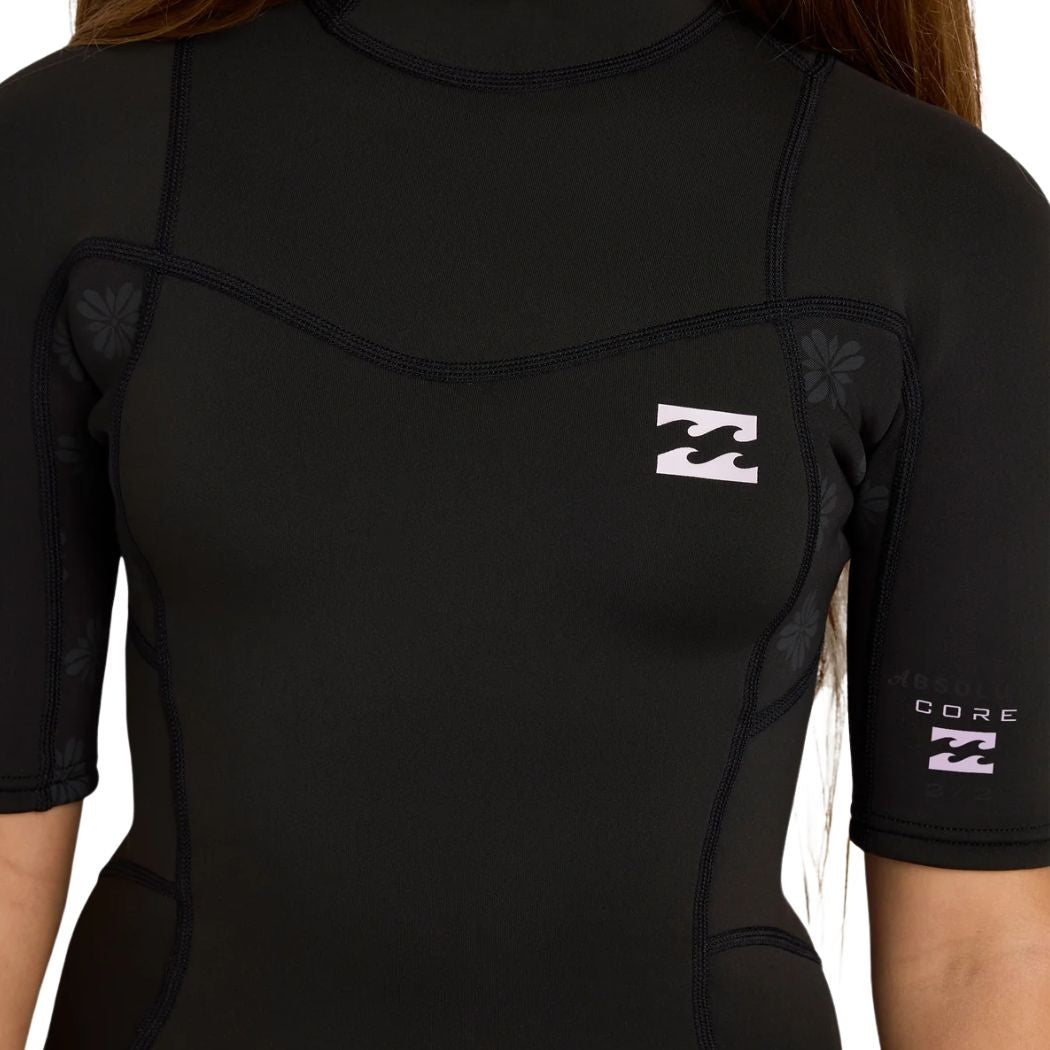 Billabong Teen Girls 2mm Absolute Core Springsuit Black