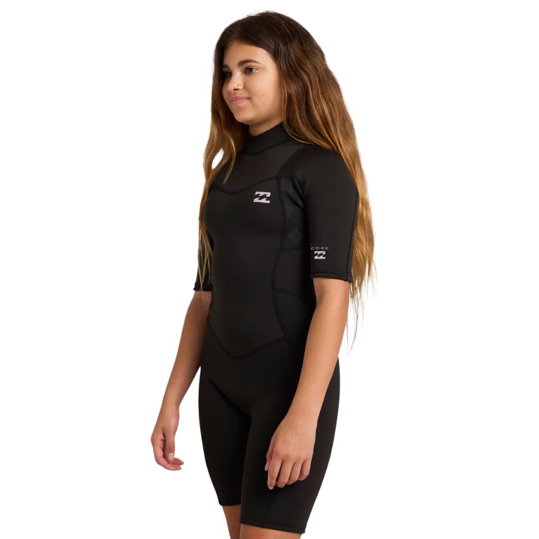 Billabong Teen Girls 2mm Absolute Core Springsuit Black