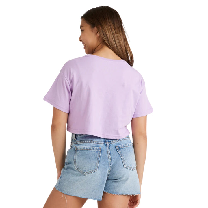 Billabong Vintage Surf True Boy Crop Tee Tulip