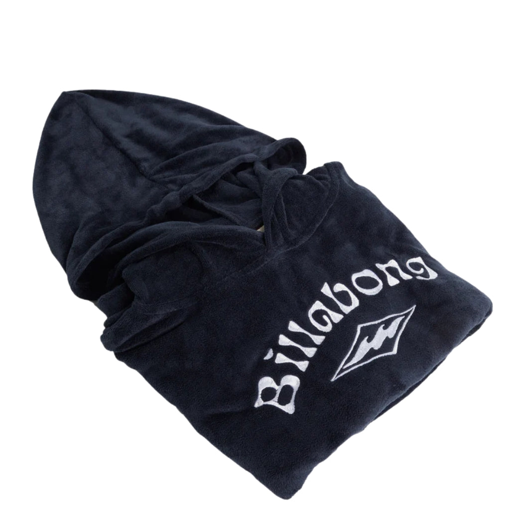 Billabong Womens Hoodie Towel Black