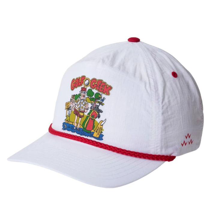 Birds Of Condor Golf Geek Cap White