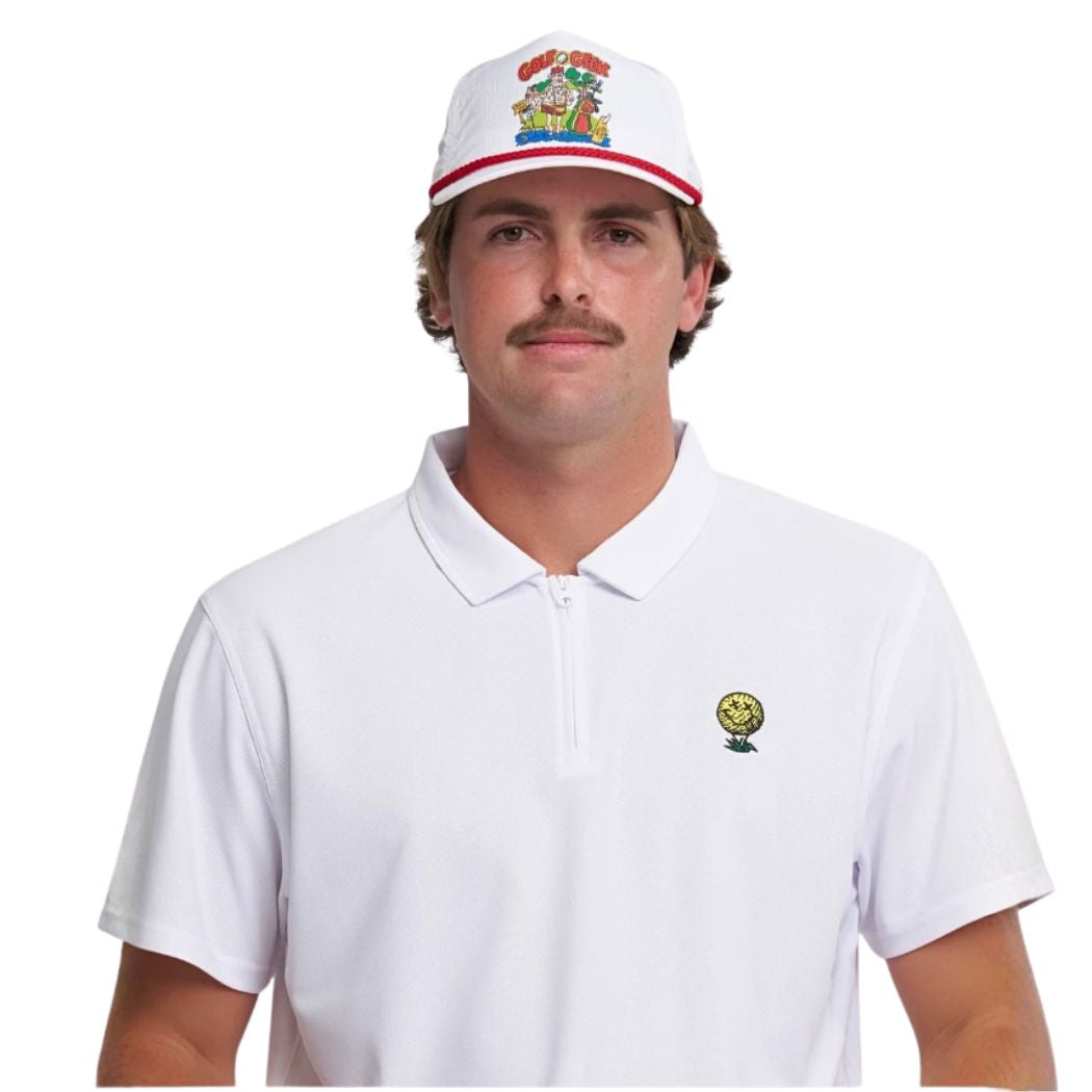 Birds Of Condor Golf Geek Cap White
