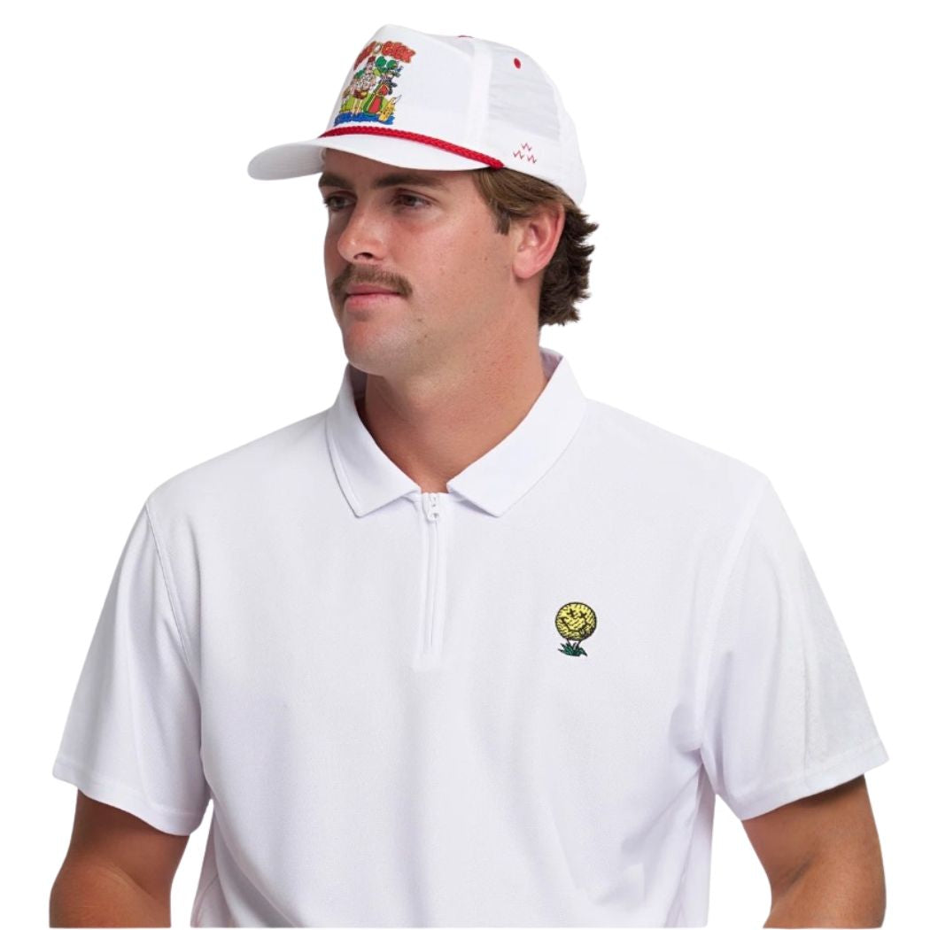 Birds Of Condor Golf Geek Cap White