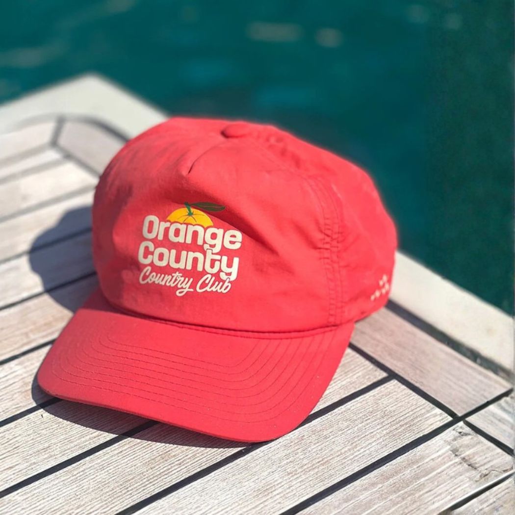 Birds Of Condor Orange County Country Club Cap Blood Orange