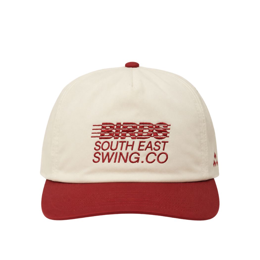 Birds of Condor Swing Co Snapback Cap White