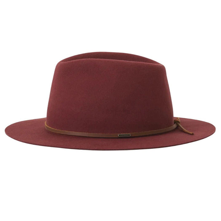 Brixton Wesley Fedora Dark Brick