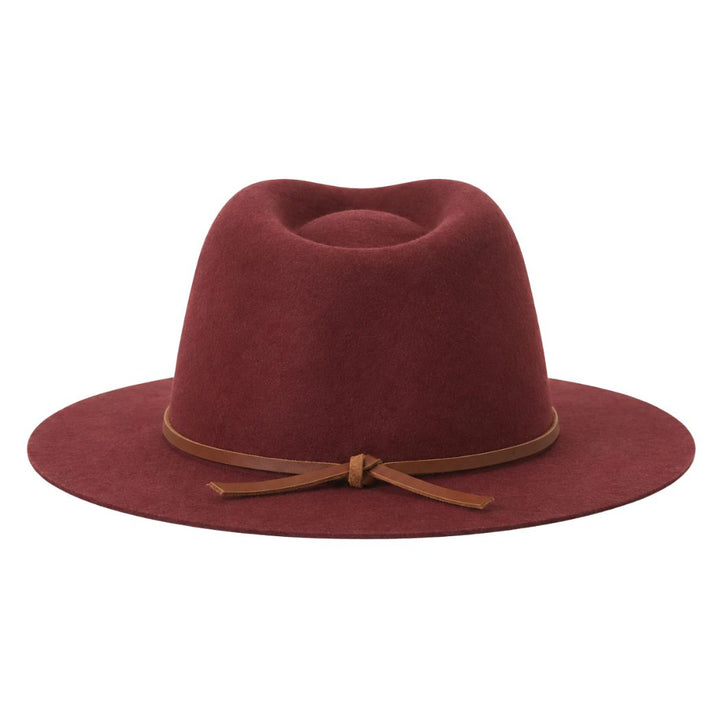 Brixton Wesley Fedora Dark Brick