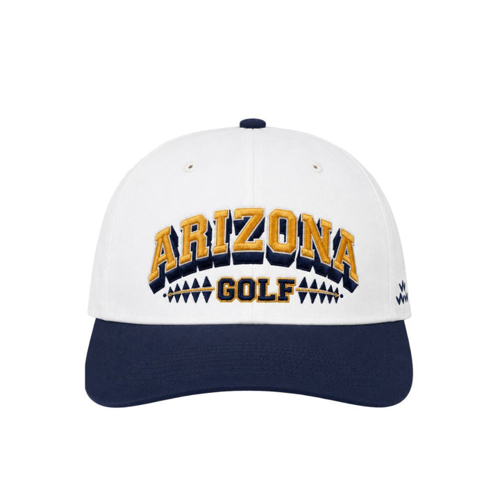 Birds of Condor Arizona Golf White Navy Snapback Cap