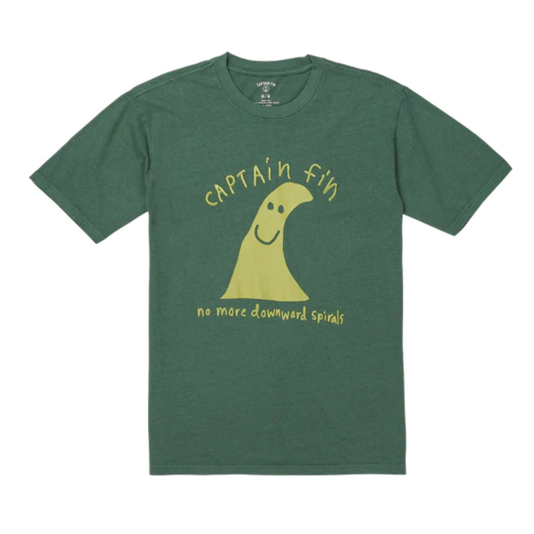 Captain Fin Ozzy Spiral Tee Cilantro Green