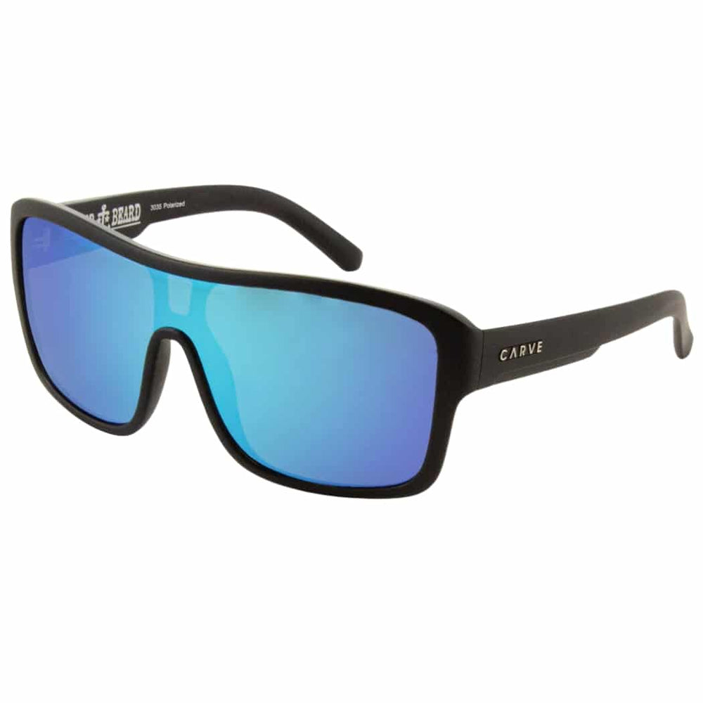 Carve Anchor Beard Matte Black Polar Blue Iridium