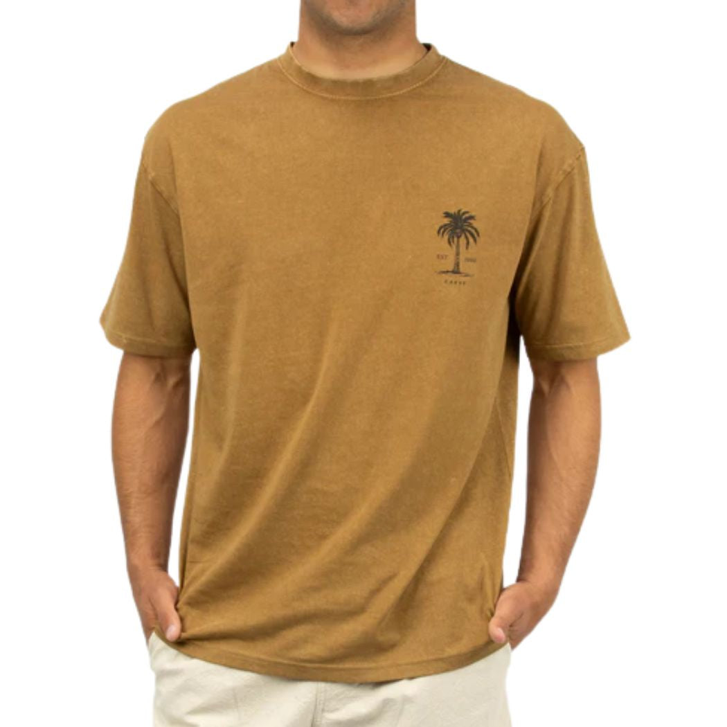 Carve Areca Boys Oversized Tee Mustard