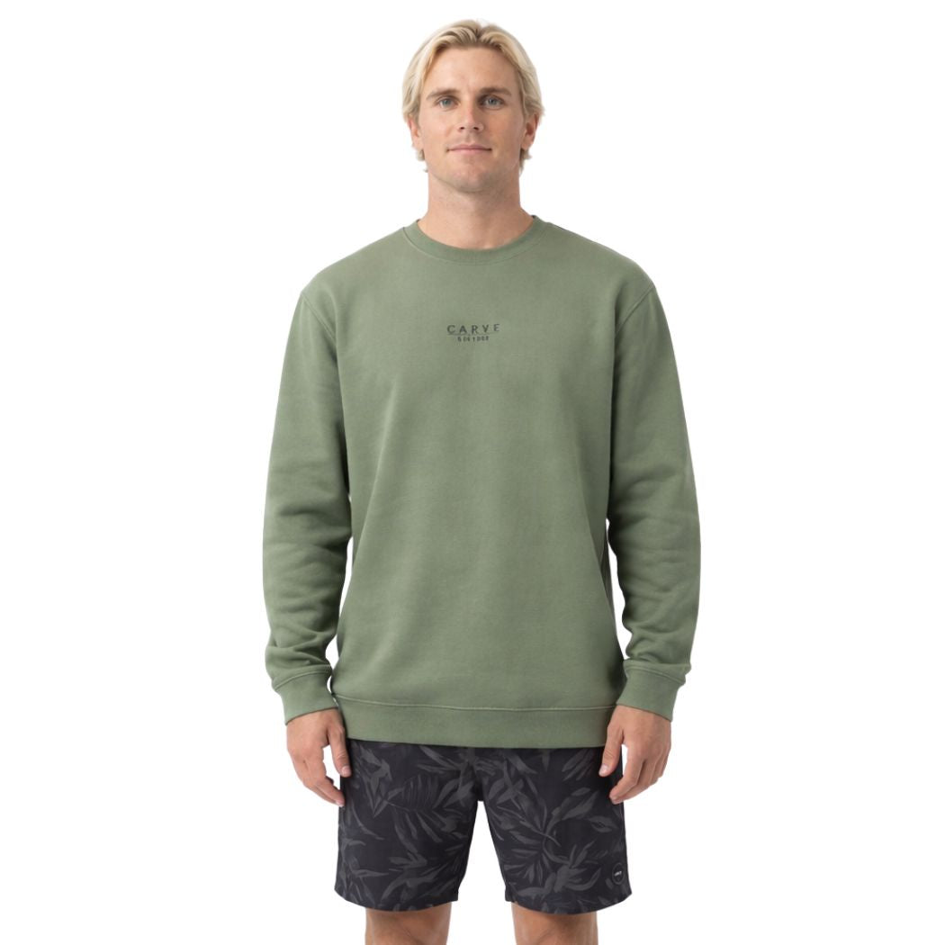 Carve Endless Crew Moss Green