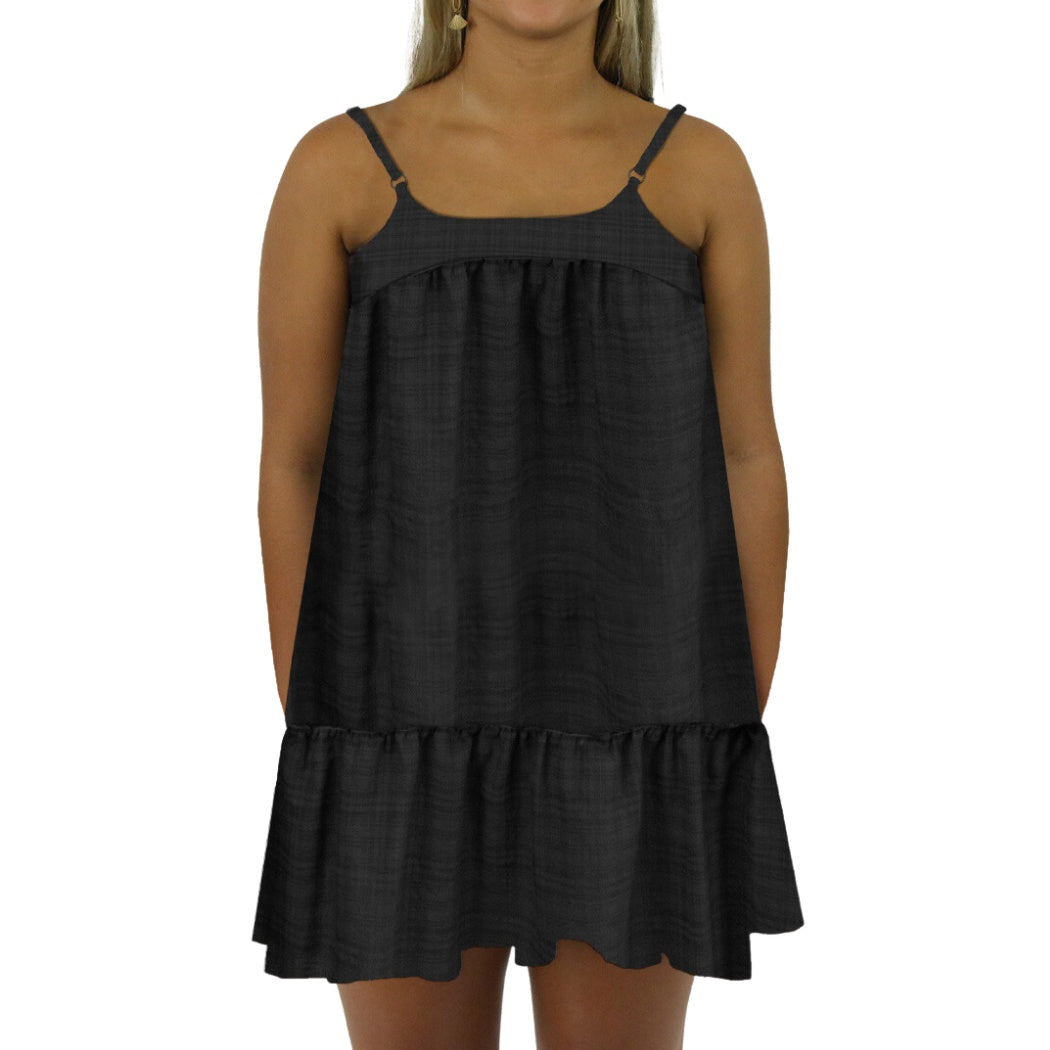  Carve Freya Girls Sundress Black 