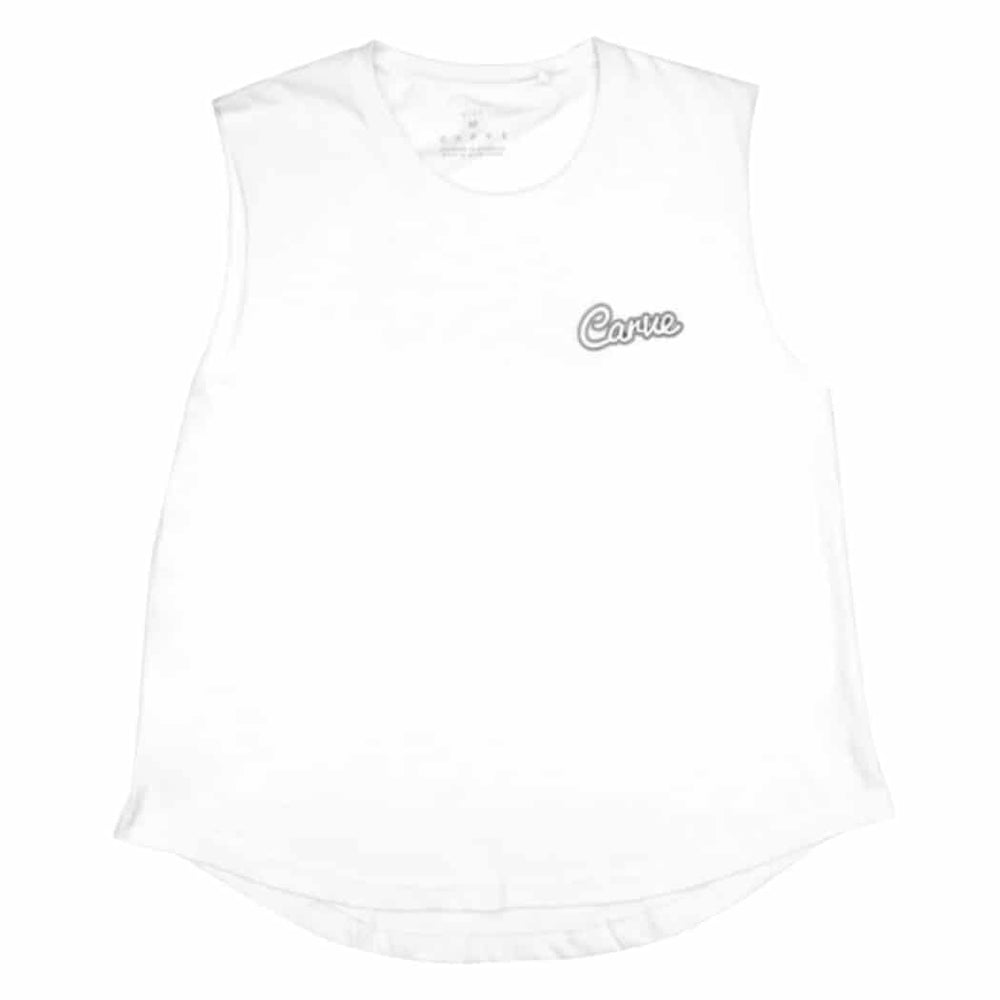 Carve Island Breeze Girls Muscle Top White