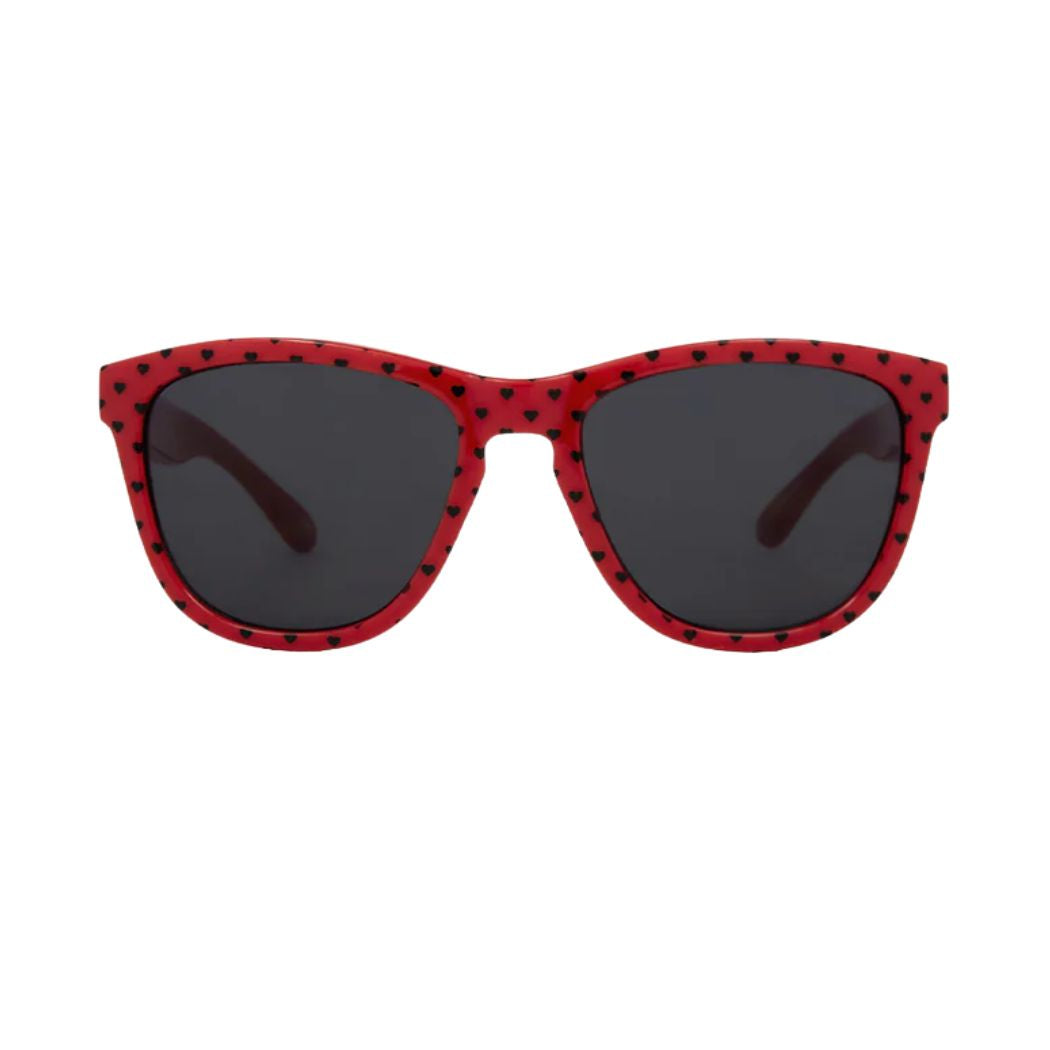 Carve Kids Cali Gloss Red Hearts Grey Lens