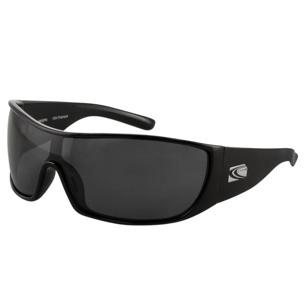 Carve Kingpin Black Gloss Polar Sunglasses