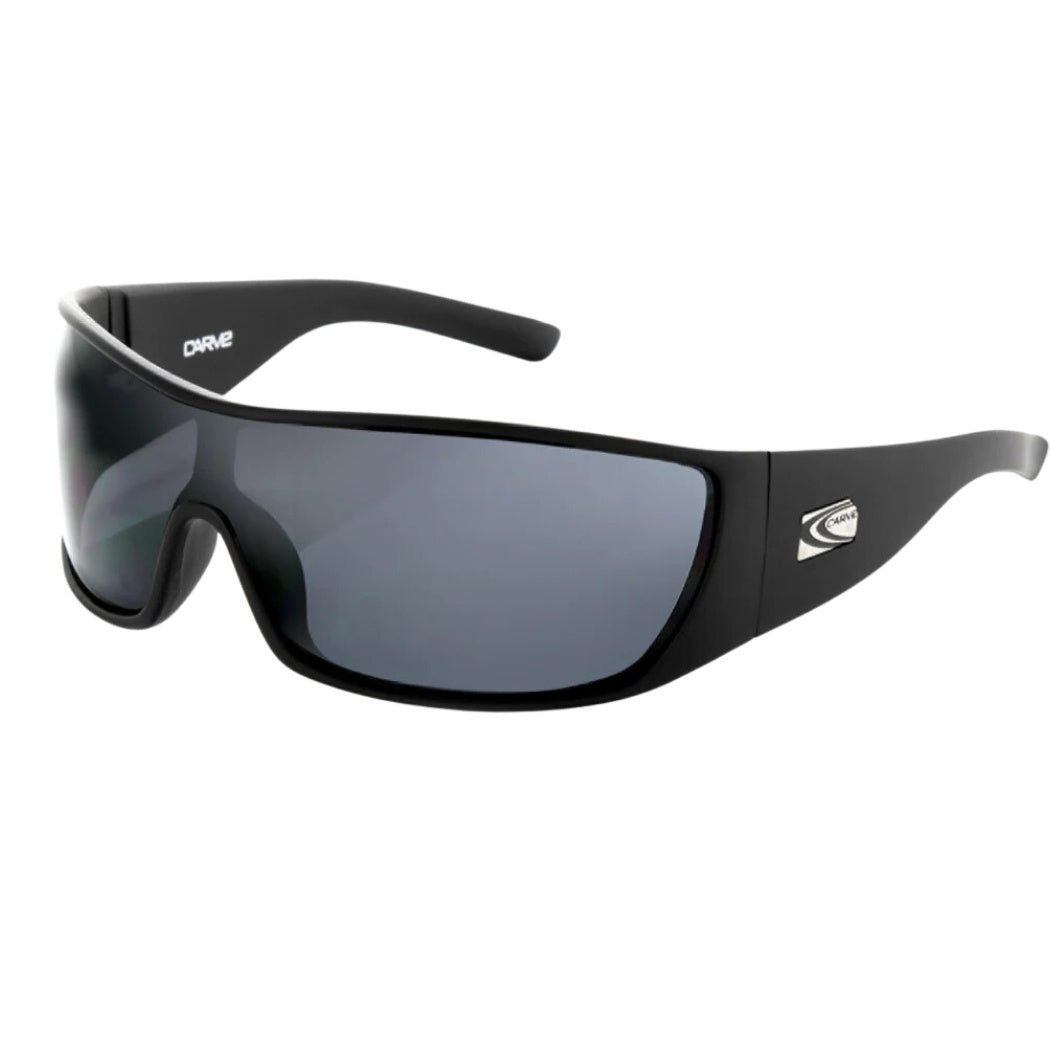 Carve Kingpin Matte Black Polar Sunglasses 