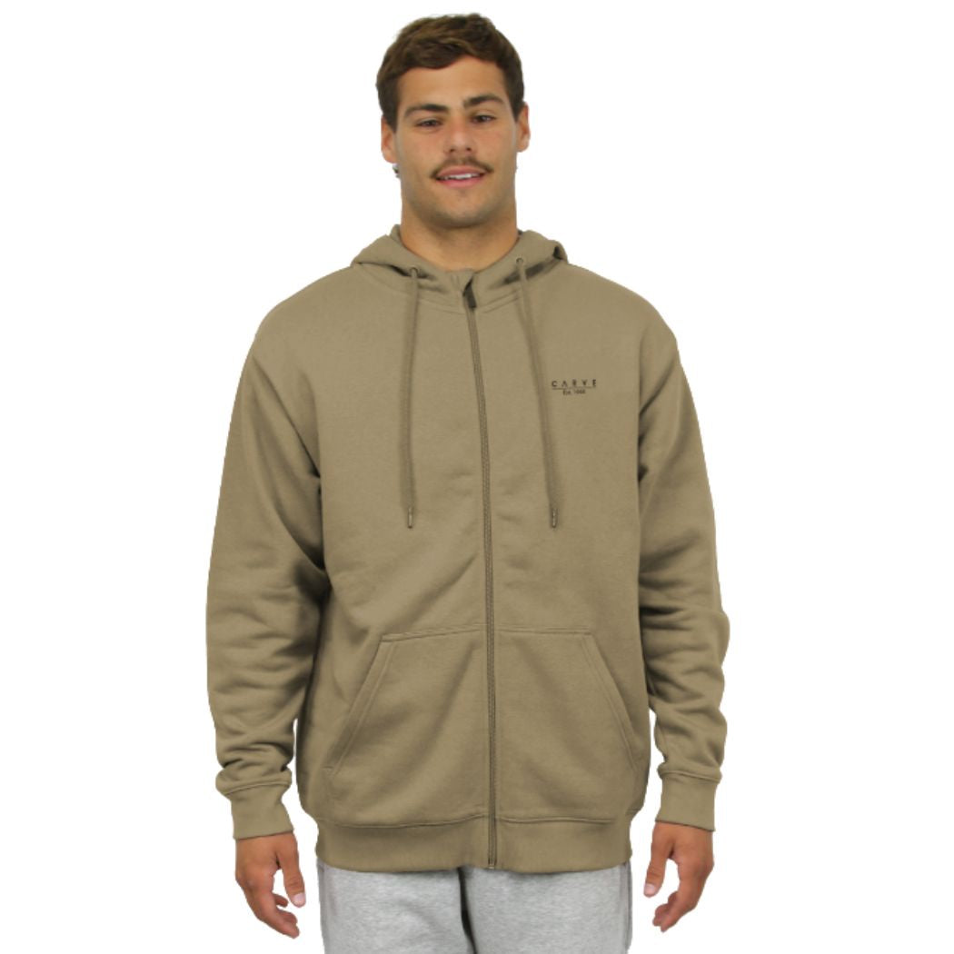 Carve Mystic Zip Hoodie Ecru