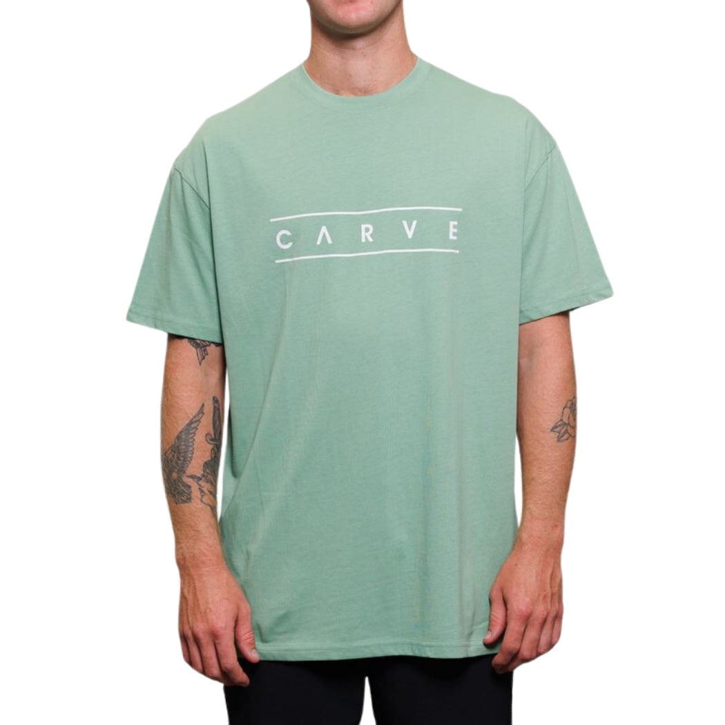 Carve Snapper Boys Tee Basil