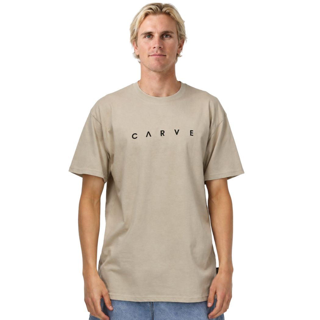 Carve Staple Hulks Slim Tee Oatmeal