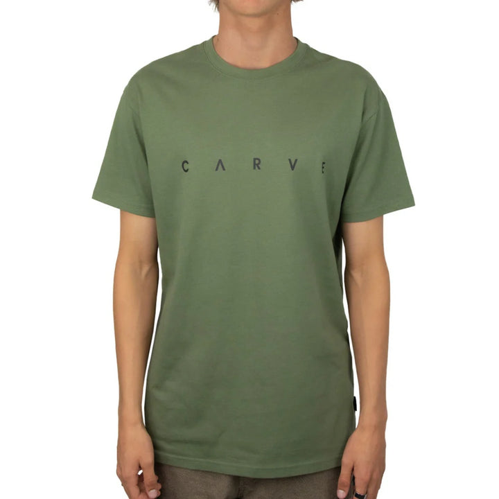  Carve Staple Hulks tee Clover Green 