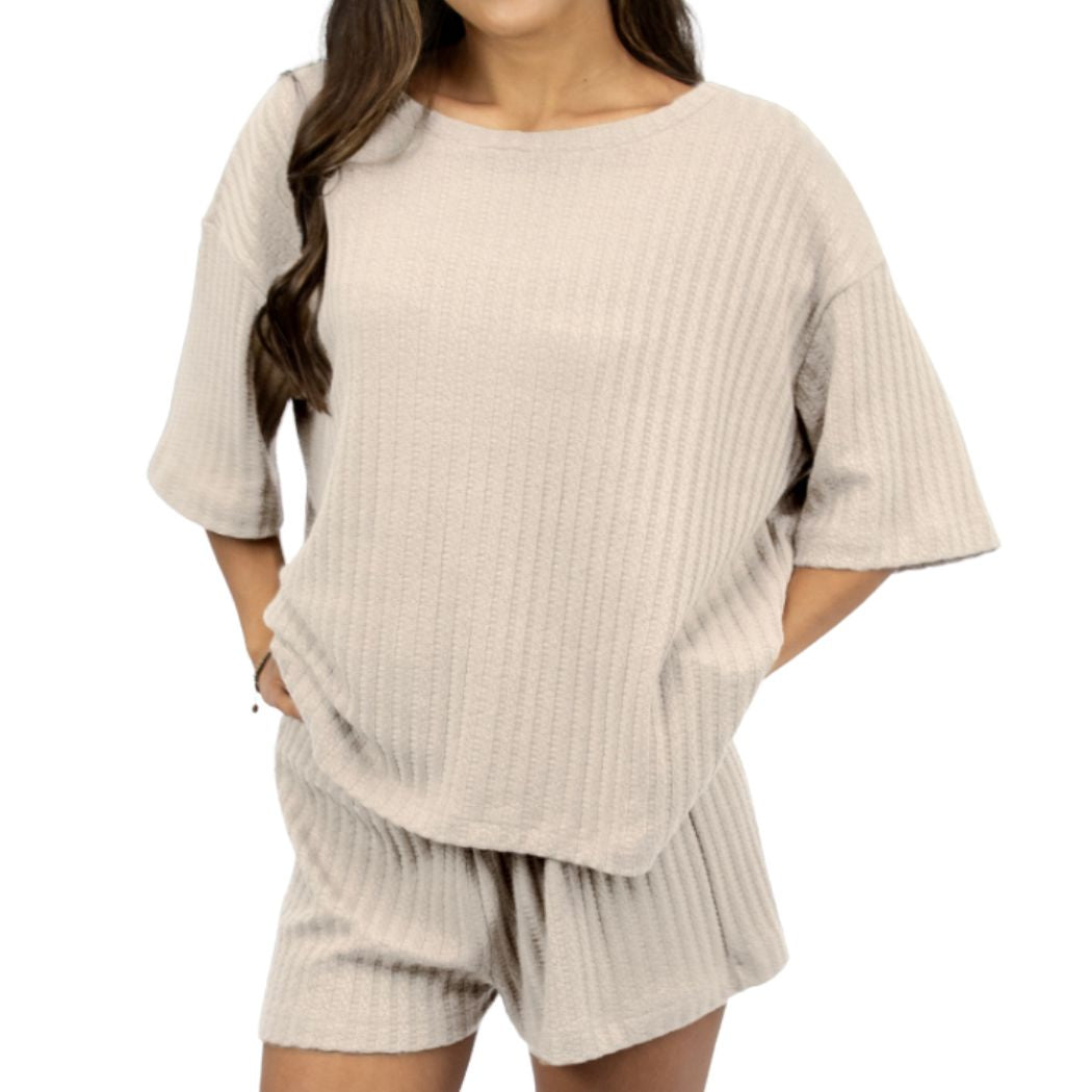 Carve Verona Womens Short Set Oat