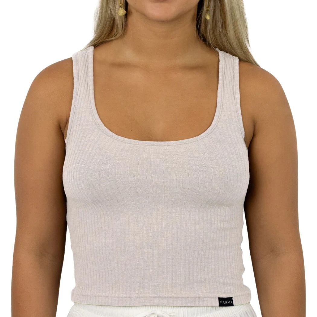  Carve Zulu Womens Tank Top Ivory