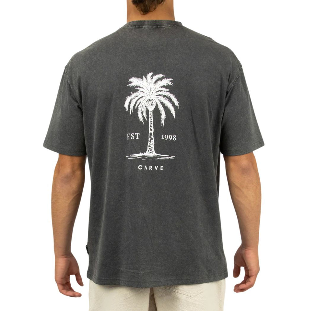 Carve Areca Hulks Oversized Tee Charcoal