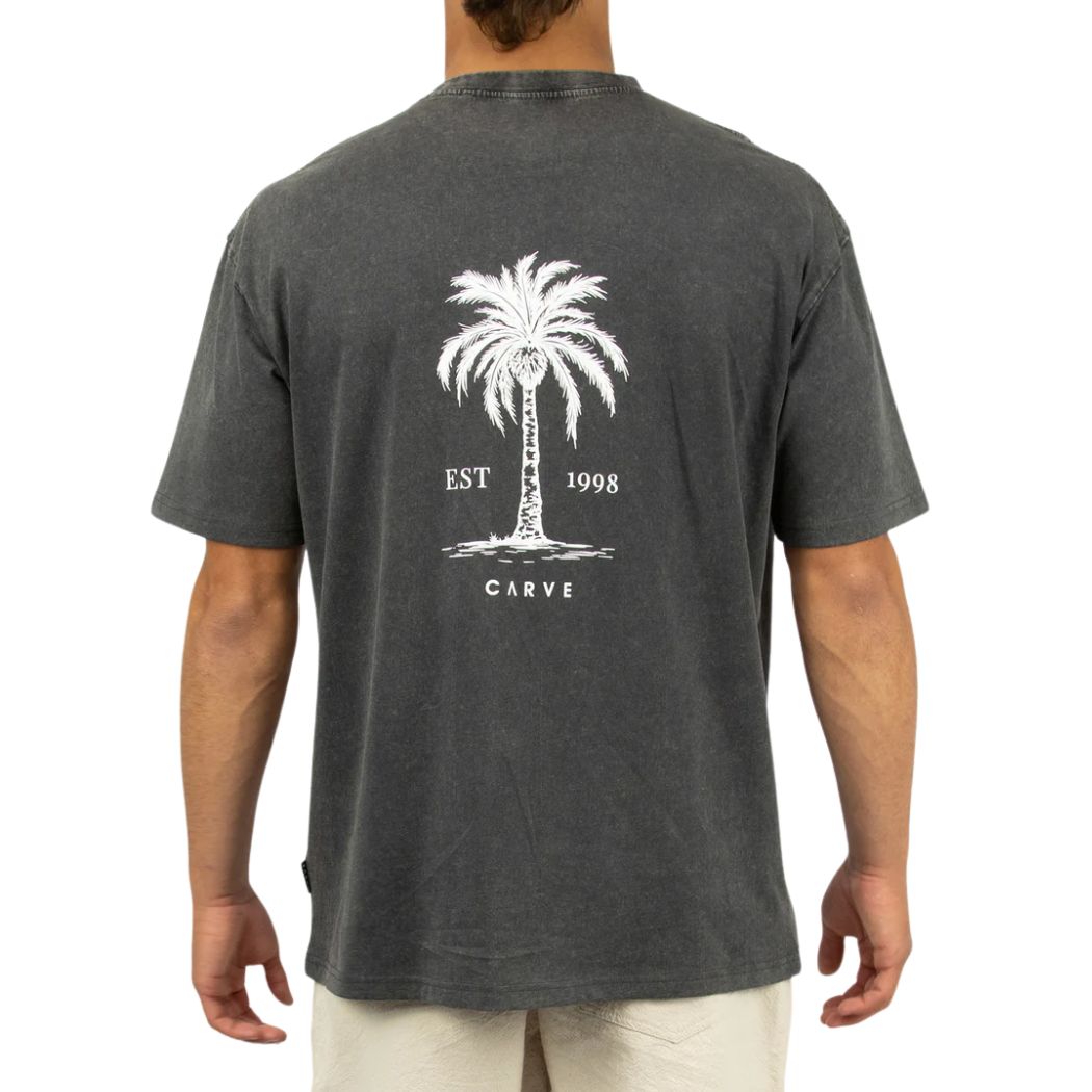 Carve Areca Hulks Oversized Tee Charcoal