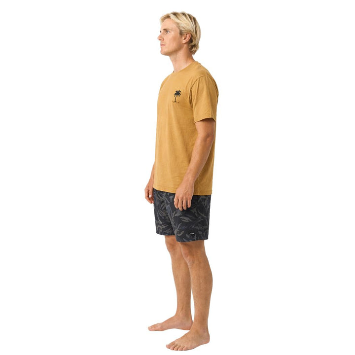 Carve Areca Mens Oversized Tee Mustard