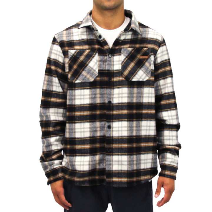 Carve Denver Flannel Shirt Muted Charcoal