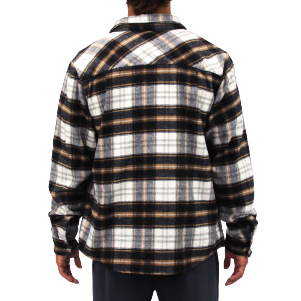 Carve Denver Flannel Shirt Muted Charcoal