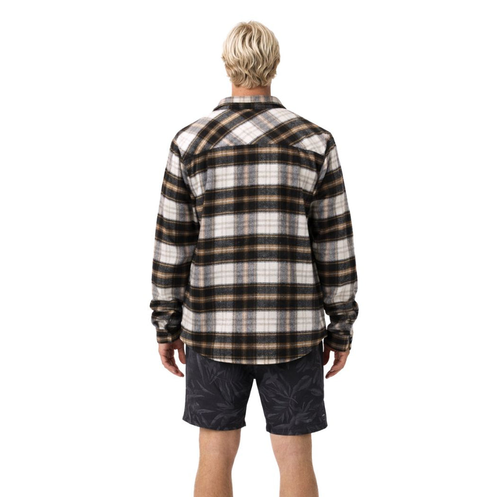 Carve Denver Flannel Shirt Muted Charcoal