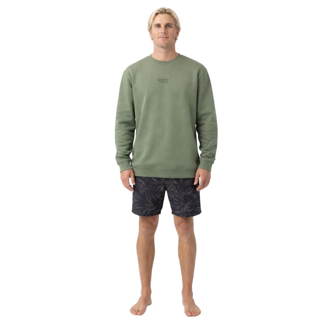 Carve Endless Crew Moss Green