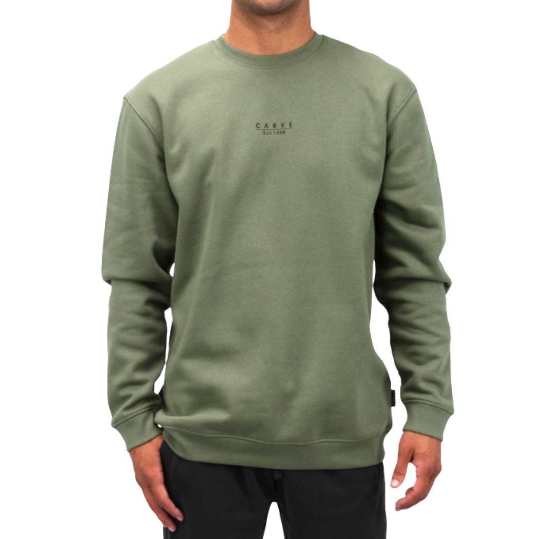 Carve Endless Crew Moss Green