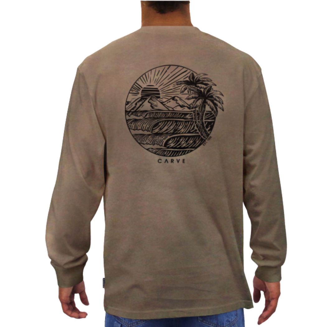 Carve Eventide Long Sleeve Tee Driftwood