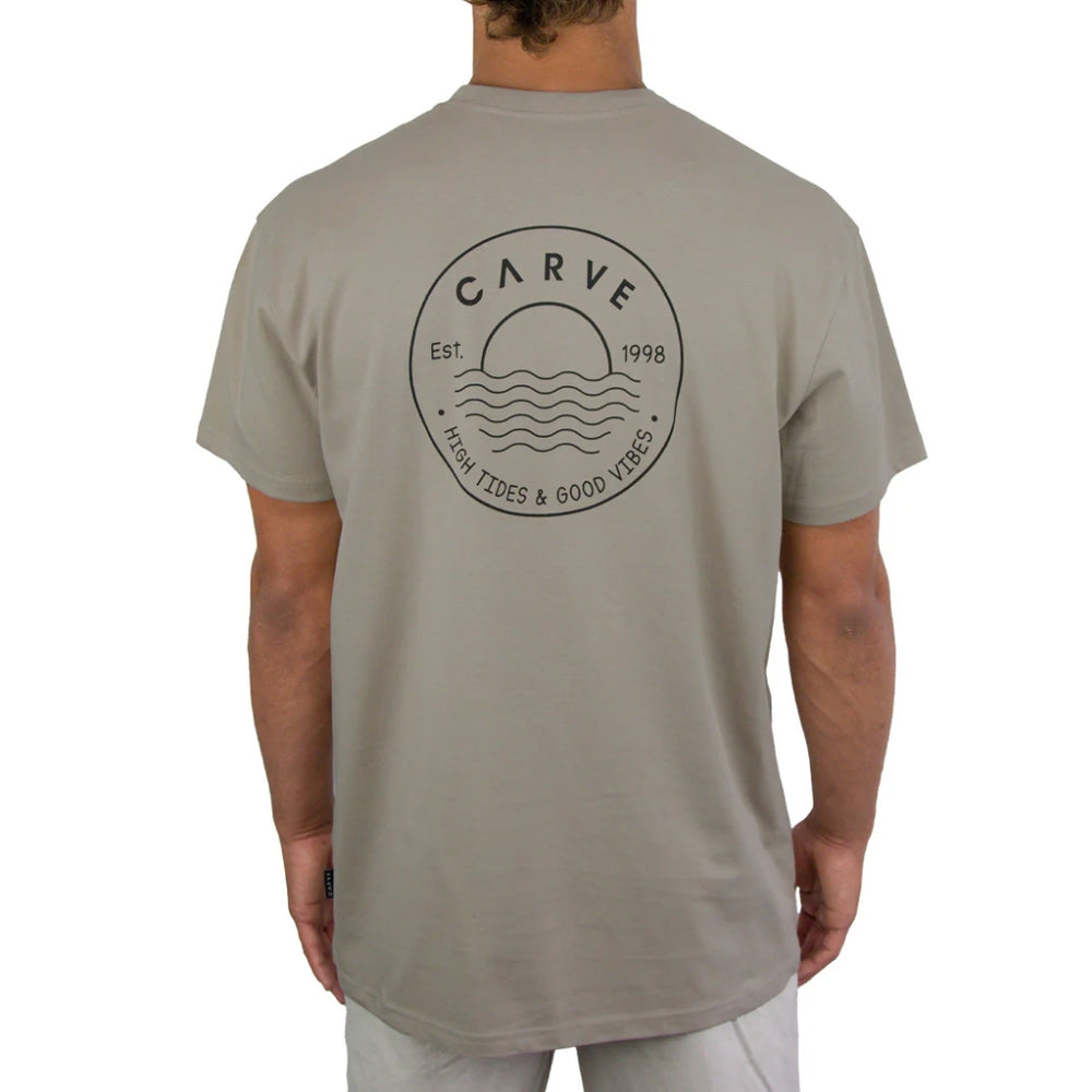 Carve High Tide Tee Vintage Khaki