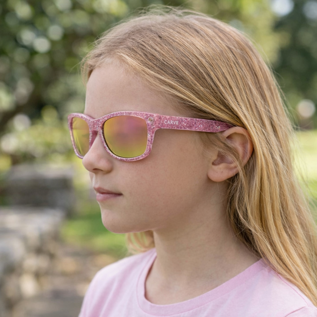 Carve Kids Cali Crystal Pink Glitter Iridium