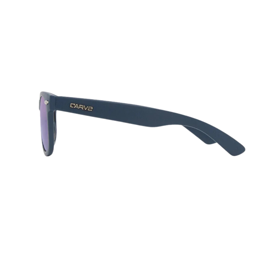 Carve Kids Digger Iridium Matte Navy Sunglasses