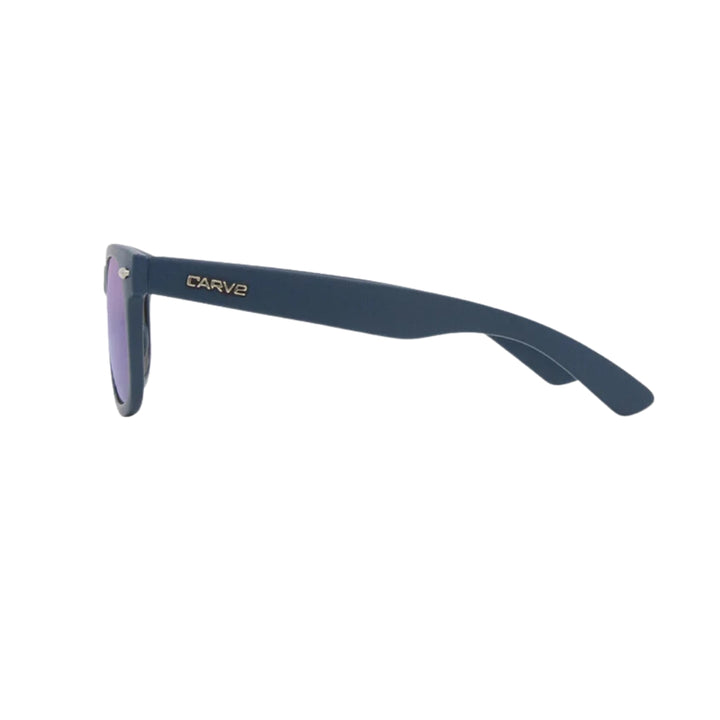 Carve Kids Digger Iridium Matte Navy Sunglasses