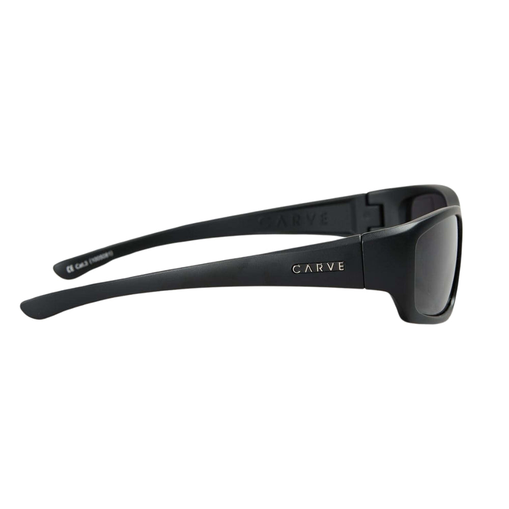 Carve Kids Moray Matt Black Grey Lens